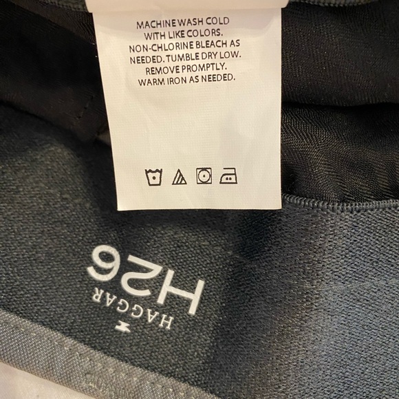 Men’s 28x30 Gray Dress Pants Haggar H26 - Picture 4 of 4